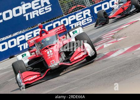 Toronto, ON, Kanada. 16. Juli 2023. MARCUS ERICSSON (8) aus Kumla, Schweden, läuft während der Honda Indy Toronto in Toronto, ON, CAN durch die Straßen. (Kreditbild: © Walter G. Arce Sr./ZUMA Press Wire) NUR REDAKTIONELLE VERWENDUNG! Nicht für den kommerziellen GEBRAUCH! Stockfoto