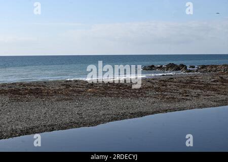 seaton Beach, cornwall Stockfoto