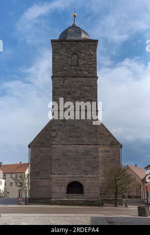 Stadtkirche in Waldenburg, Baden-Württemberg, Deutschland Stockfoto