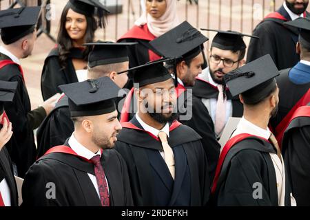 Abschlussfeier der Universität Warwick. Stockfoto