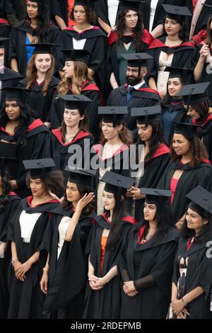 Abschlussfeier der Universität Warwick. Stockfoto