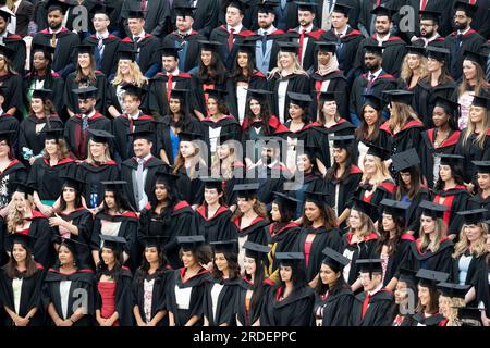 Abschlussfeier der Universität Warwick. Stockfoto