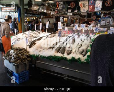 Pike Fish Market, Seattle, USA Stockfoto