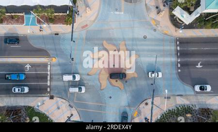 24. Januar 2020, Daytona Beach, Florida, USA: Unvergleichlicher Blick auf die Stadt Daytona Beach, Florida, The Worlds Greatest Beach Stockfoto