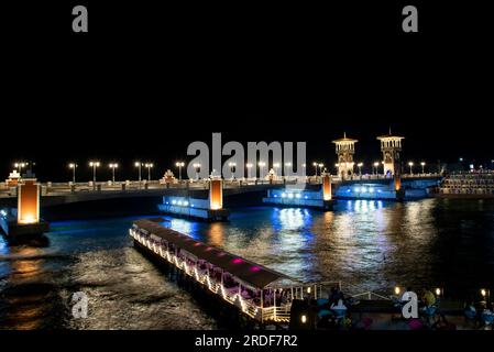 Stanley bridge on the coast in Alexandria Stock Photo