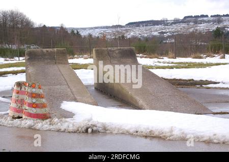 Eindrücke aus dem Lager Vogelsang 2005 - in den Händen der Belgier Armee Stockfoto