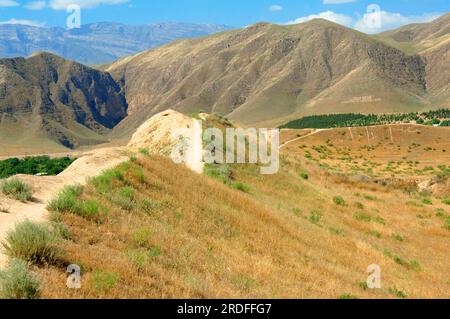 Nisa, Das Kopet-Dag-Gebirge, Aschgabat, Turkmenistan, Asgabat, Alte Hauptstadt der Parther Stockfoto