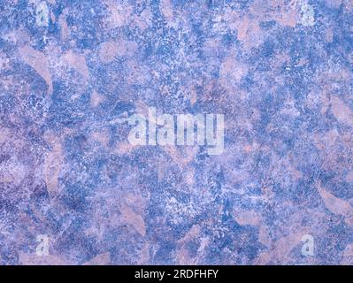 Leinwand abstrakter Hintergrund, Pinselstriche von Farbe. Farbiger Hintergrund aus Leinwand. Verschmieren Sie die Wand mit dem Pinselstrich. Stockfoto