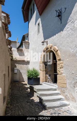 Schloss Hohenklingen bei Stein am Rhein, Kanton Schaffhausen, Schweiz Stockfoto