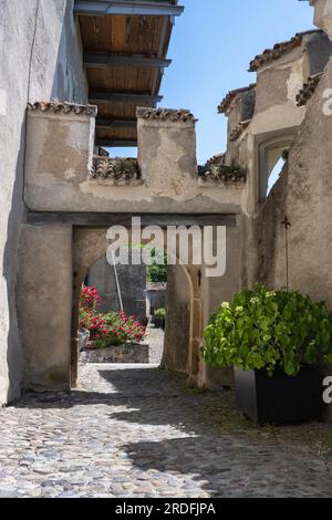 Schloss Hohenklingen bei Stein am Rhein, Kanton Schaffhausen, Schweiz Stockfoto