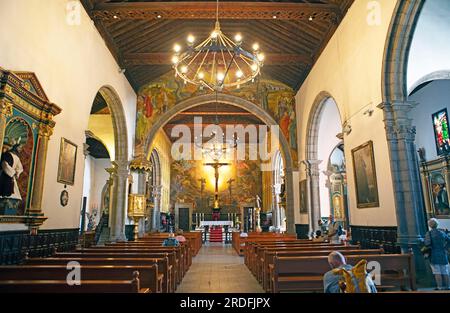 Kirche Parroquia de San Francisco de Asis, Innenansicht, Las Palmas, Provinz Las Palmas, Gran Canaria, Kanarische Inseln, Spanien Stockfoto