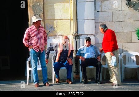 Men, Lacco Ameno, Ischia, Kampanien, Italien Stockfoto