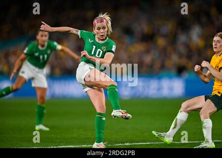 Sydney, NSW, Australien. 20. Juli 2023. Denise O'Sullivan während der FIFA Women's World Cup 2023 Gruppe B Spiel Australien gegen Republik Irland im Stadium Australia, 20. Juli 2023, Sydney, Australien. (Keith McInnes/SPP) Kredit: SPP Sport Press Photo. Alamy Live News Stockfoto