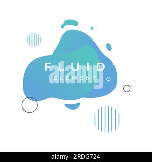 Modernes farbenfrohes geometrisches Spritzschutzelement abstraktes Logo kreatives Design. Logos für Unternehmen, Banner, Etiketten, Poster und Plakate. Stock Vektor