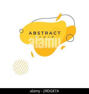 Modernes farbenfrohes geometrisches Spritzschutzelement abstraktes Logo kreatives Design. Logos für Unternehmen, Banner, Etiketten, Poster und Plakate. Stock Vektor