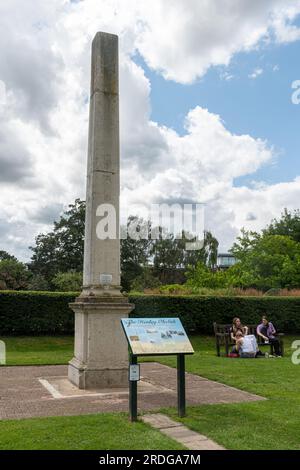 Das Henley Obelisk in Henley-on-Thames, Oxfordshire, England, Großbritannien, ist ein denkmalgeschütztes Denkmal und Wahrzeichen der Kategorie II Stockfoto