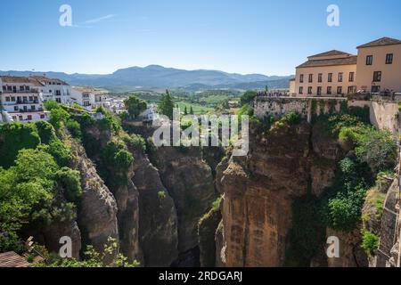El Tajo Canyon - Ronda, Andalusien, Spanien Stockfoto