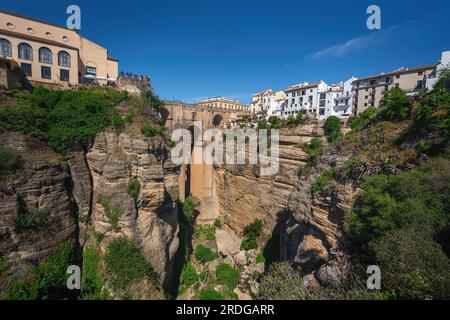 Puente Nuevo Brücke - Ronda, Andalusien, Spanien Stockfoto