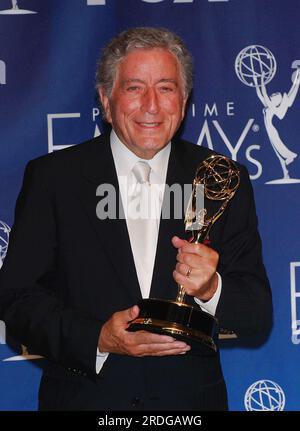 Tony Bennett. 16. September 2007 - Los Angeles, Kalifornien. Emmy Awards 2007 - Presseraum am Schrein. Foto: Giulio Marcocchi/Sipa USA. (') Copyright 2007 von Giulio Marcocchi./emmy press.048/0709171310 Stockfoto