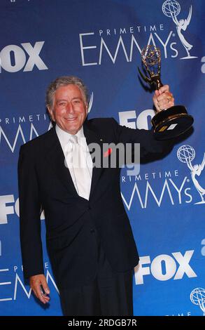 Tony Bennett. 16. September 2007 - Los Angeles, Kalifornien. Emmy Awards 2007 - Presseraum am Schrein. Foto: Giulio Marcocchi/Sipa USA. (') Copyright 2007 von Giulio Marcocchi./emmy press.046/0709171159 Stockfoto