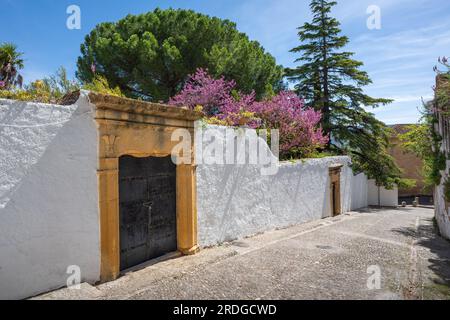 Eingang Casa del Rey Moro (Haus des maurischen Königs) - Ronda, Andalusien, Spanien Stockfoto