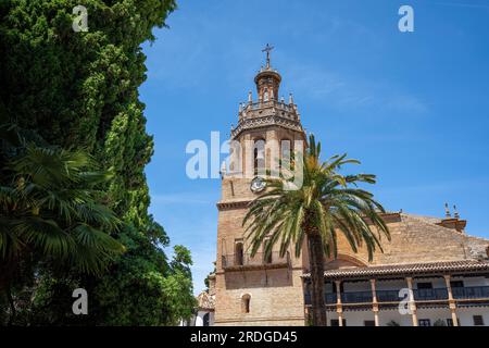 Kirche Santa Maria la Mayor - Ronda, Andalusien, Spanien Stockfoto