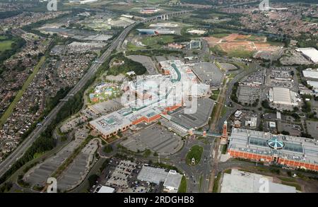 Luftaufnahme des Trafford Centre, Einkaufszentrum Stockfoto