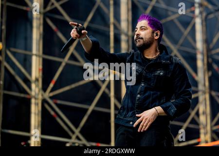 Bellaria Igea Marina, Italien. 01. Juni 2023. Zebrahead in Konzert im Slamdunk Italien 2023 - 1. Tag in Bellaria-Igea Marina Foto von Andrea Ripamonti (Foto von Andrea Ripamonti/NurPhoto) Kredit: NurPhoto SRL/Alamy Live News Stockfoto