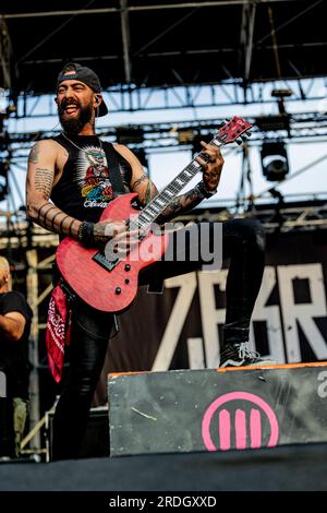 Bellaria Igea Marina, Italien. 01. Juni 2023. Zebrahead in Konzert im Slamdunk Italien 2023 - 1. Tag in Bellaria-Igea Marina Foto von Andrea Ripamonti (Foto von Andrea Ripamonti/NurPhoto) Kredit: NurPhoto SRL/Alamy Live News Stockfoto