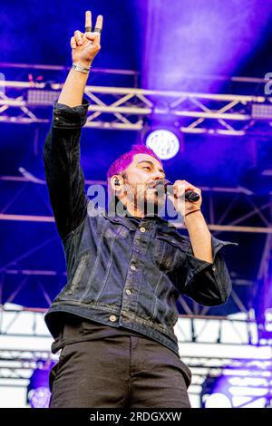 Bellaria Igea Marina, Italien. 01. Juni 2023. Zebrahead in Konzert im Slamdunk Italien 2023 - 1. Tag in Bellaria-Igea Marina Foto von Andrea Ripamonti (Foto von Andrea Ripamonti/NurPhoto) Kredit: NurPhoto SRL/Alamy Live News Stockfoto