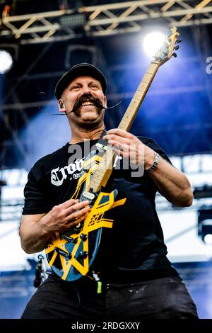 Bellaria Igea Marina, Italien. 01. Juni 2023. Zebrahead in Konzert im Slamdunk Italien 2023 - 1. Tag in Bellaria-Igea Marina Foto von Andrea Ripamonti (Foto von Andrea Ripamonti/NurPhoto) Kredit: NurPhoto SRL/Alamy Live News Stockfoto