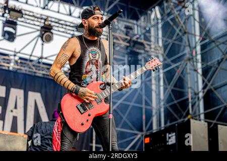 Bellaria Igea Marina, Italien. 01. Juni 2023. Zebrahead in Konzert im Slamdunk Italien 2023 - 1. Tag in Bellaria-Igea Marina Foto von Andrea Ripamonti (Foto von Andrea Ripamonti/NurPhoto) Kredit: NurPhoto SRL/Alamy Live News Stockfoto