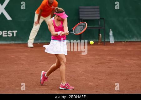 Budapest, Zentralungarn, Ungarn. 21. Juli 2023. NADIA PODOROSKA von Argentinien in Aktion während des UNGARISCHEN GRAND PRIX - Budapest - Frauen Tennis, WTA250 (Kreditbild: © Mathias Schulz/ZUMA Press Wire) NUR REDAKTIONELLE VERWENDUNG! Nicht für den kommerziellen GEBRAUCH! Stockfoto