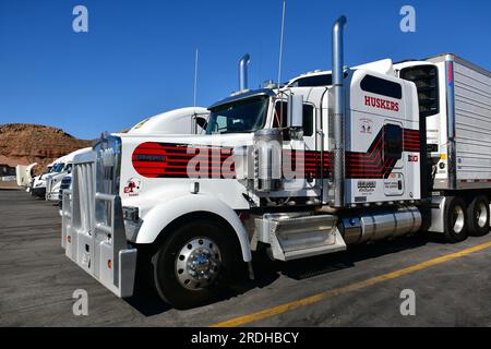 Kenworth Truck (Kenworth Truck Company ist ein amerikanischer Lkw-Hersteller), USA, Nordamerika Stockfoto
