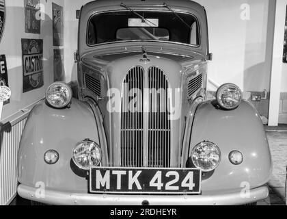 Sparkford.Somerset.United Kingdom.March 26. 2023.A Ford Popular 103e from 1959 ist im Haynes Motor Museum in Somerset zu sehen Stockfoto