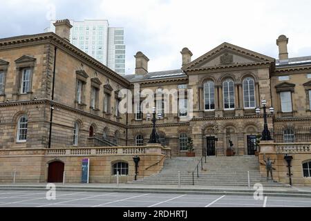 Custom House Square in Belfast Stockfoto