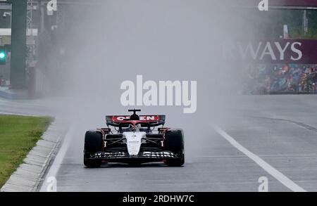 Budapest, Ungarn. 21. Juli 2023. 21. Juli 2023, Hungaroring, Budapest, Formel 1 Grand Prix von Ungarn 2023, im Bild Daniel Ricciardo (AUS), Scuderia AlphaTauri Credit: dpa/Alamy Live News Stockfoto