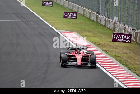 Budapest, Ungarn. 21. Juli 2023. 21. Juli 2023, Hungaroring, Budapest, Formel 1 Grand Prix von Ungarn 2023, im Bild Charles Leclerc (MCO), Scuderia Ferrari Credit: dpa/Alamy Live News Stockfoto