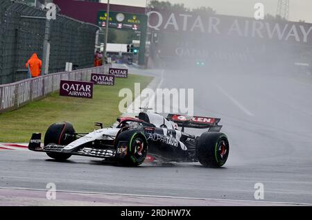 Budapest, Ungarn. 21. Juli 2023. 21. Juli 2023, Hungaroring, Budapest, Formel 1 Grand Prix von Ungarn 2023, im Bild Daniel Ricciardo (AUS), Scuderia AlphaTauri Credit: dpa/Alamy Live News Stockfoto