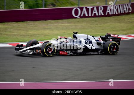 Budapest, Ungarn. 21. Juli 2023. 21. Juli 2023, Hungaroring, Budapest, Formel 1 Grand Prix Ungarischer Grand Prix 2023, im Bild Daniel Ricciardo (AUS), Scuderia AlphaTauri Credit: dpa/Alamy Live News Stockfoto