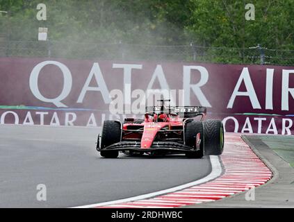 Budapest, Ungarn. 21. Juli 2023. 21. Juli 2023, Hungaroring, Budapest, Formel 1 Grand Prix Ungarischer Grand Prix 2023, im Bild Charles Leclerc (MCO), Scuderia Ferrari Credit: dpa/Alamy Live News Stockfoto