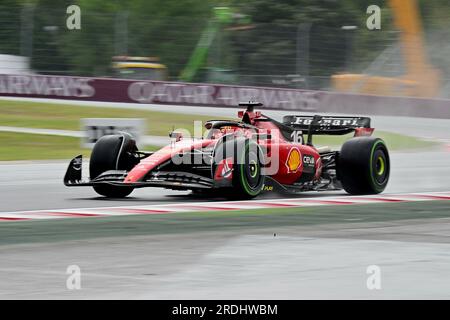 Budapest, Ungarn. 21. Juli 2023. 21. Juli 2023, Hungaroring, Budapest, Formel 1 Grand Prix von Ungarn 2023, im Bild Charles Leclerc (MCO), Scuderia Ferrari Credit: dpa/Alamy Live News Stockfoto