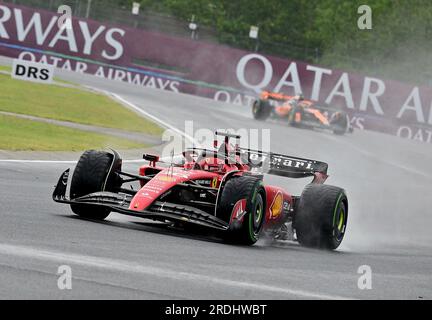 Budapest, Ungarn. 21. Juli 2023. 21. Juli 2023, Hungaroring, Budapest, Formel 1 Grand Prix von Ungarn 2023, im Bild Charles Leclerc (MCO), Scuderia Ferrari Credit: dpa/Alamy Live News Stockfoto