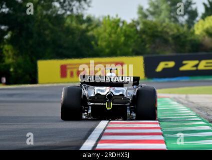 Budapest, Ungarn. 21. Juli 2023. 21. Juli 2023, Hungaroring, Budapest, Formel 1 Grand Prix Ungarischer Grand Prix 2023, im Bild Daniel Ricciardo (AUS), Scuderia AlphaTauri Credit: dpa/Alamy Live News Stockfoto