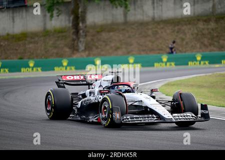 Budapest, Ungarn. 21. Juli 2023. 21. Juli 2023, Hungaroring, Budapest, Formel 1 Grand Prix von Ungarn 2023, im Bild Daniel Ricciardo (AUS), Scuderia AlphaTauri Credit: dpa/Alamy Live News Stockfoto