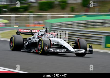 Budapest, Ungarn. 21. Juli 2023. 21. Juli 2023, Hungaroring, Budapest, Formel 1 Grand Prix von Ungarn 2023, im Bild Daniel Ricciardo (AUS), Scuderia AlphaTauri Credit: dpa/Alamy Live News Stockfoto