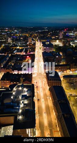 Wunderschöne Luftaufnahmen, aufgenommen in Manchester Stockfoto