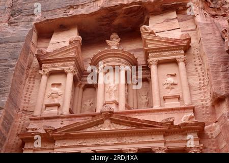 Arabische Geschichte - Petra, Jordanien - die Stadt der Nabateure (eine der berühmtesten archäologischen Stätten der Welt) Stockfoto