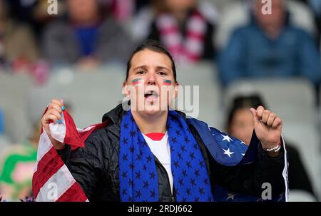 Eden Park, Auckland, Neuseeland. 22. Juli 2023. USA gegen Vietnam, im Eden Park, Auckland, Neuseeland. Kim Price/CSM/Alamy Live News Stockfoto