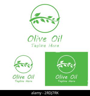 Vektordesign mit Olive-Symbolen Stock Vektor